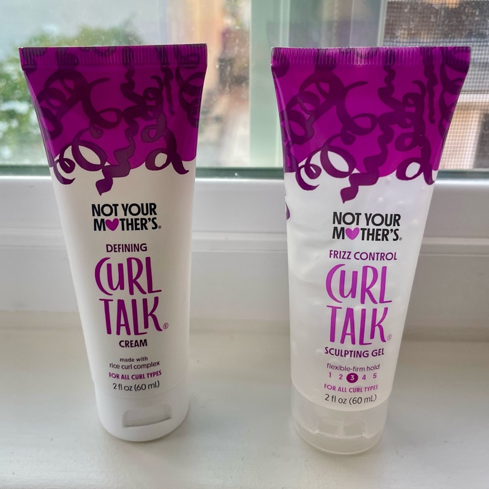Bundle of 2 Mini Curl Talk hair products 💜🤍
